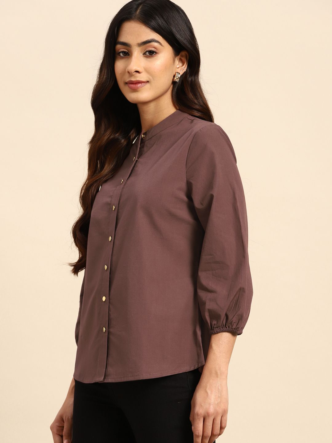 all about you Pure Cotton Opaque Casual Shirt