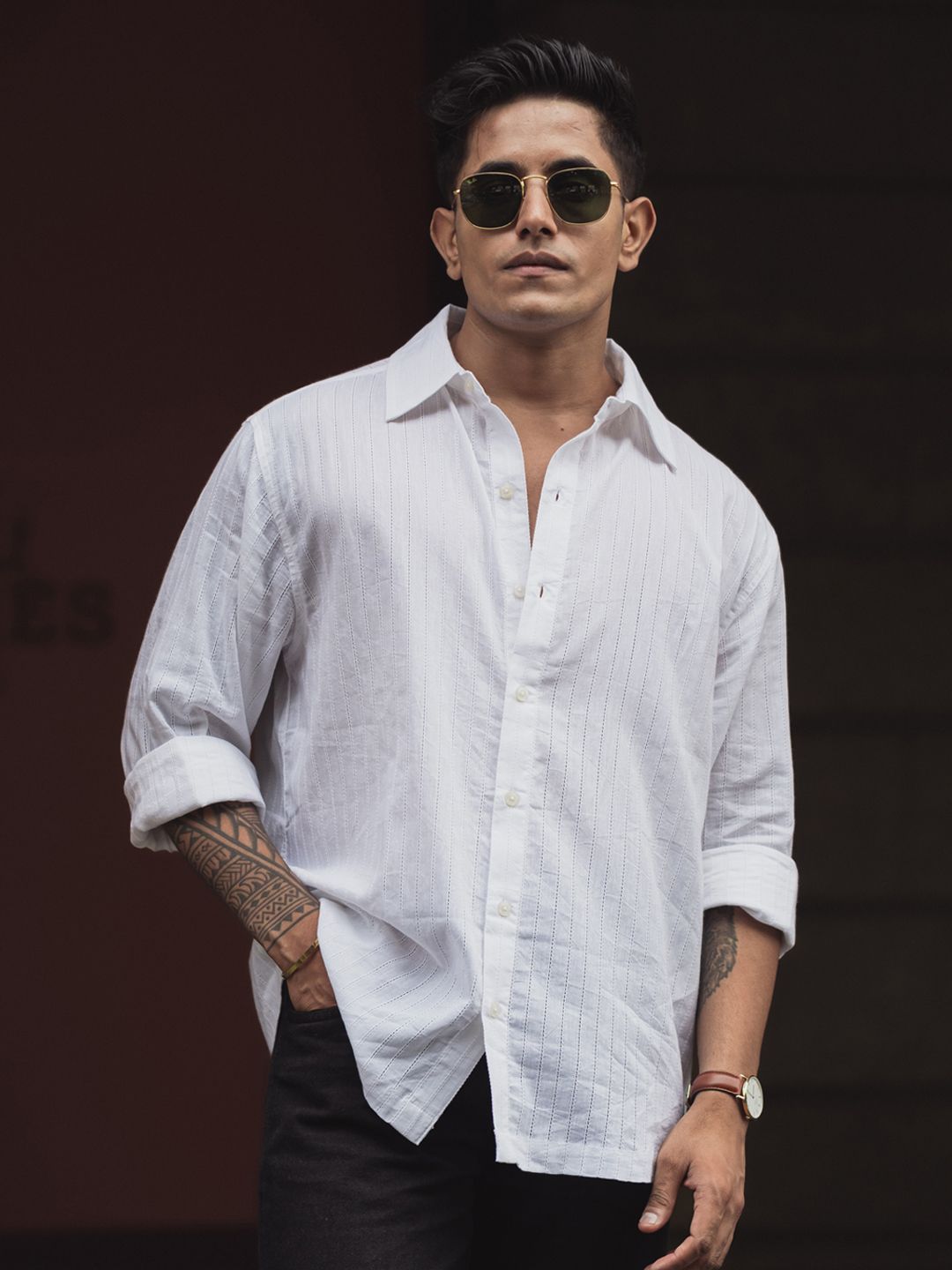 Powerlook Men Opaque Casual Shirt