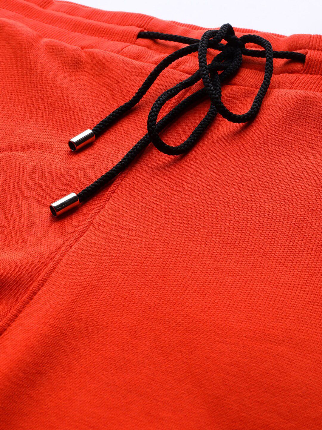 STREET 9 Women Pure Cotton Orange Regular Fit Solid Joggers