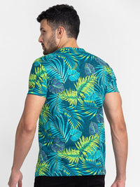 Being Human Tropical Printed Round Neck T-shirt