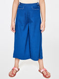 Global Desi Girls Blue Loose Fit Culottes Trousers