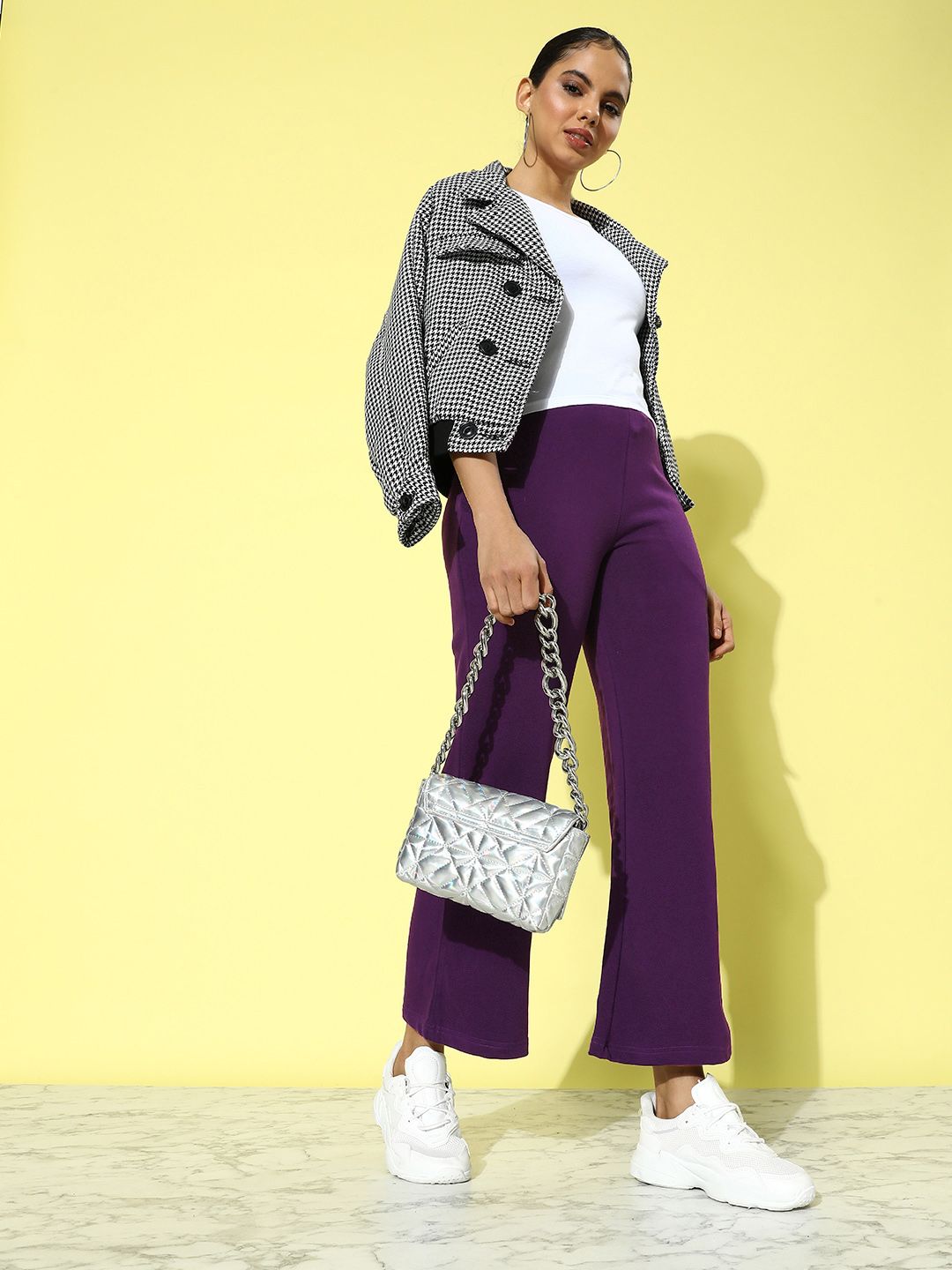 DILLINGER Women Solid Relaxed Fit Track Pant