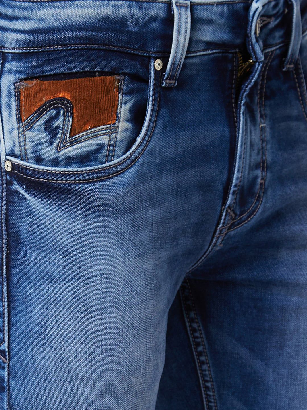 SPYKAR Men Skinny Fit Low-Rise Clean Look Heavy Fade Cotton Jeans