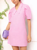 DressBerry Blush & Bold Sheath Mini Dress