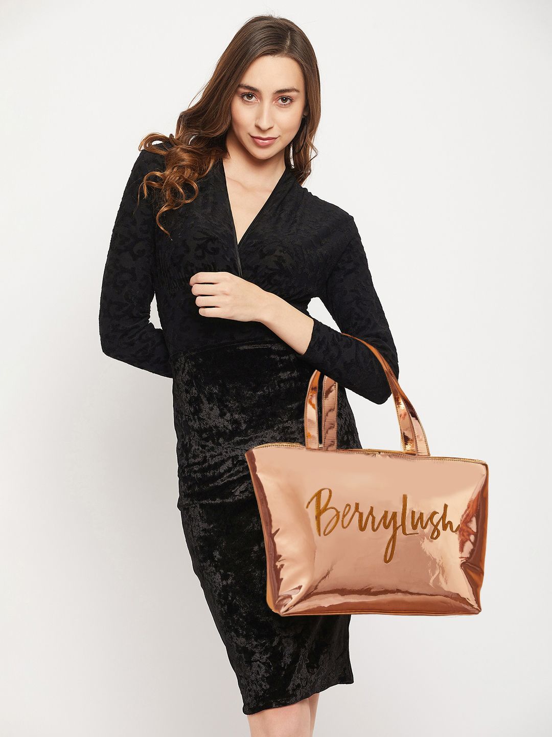 Berrylush Embroidered Shoulder Bag Handbags