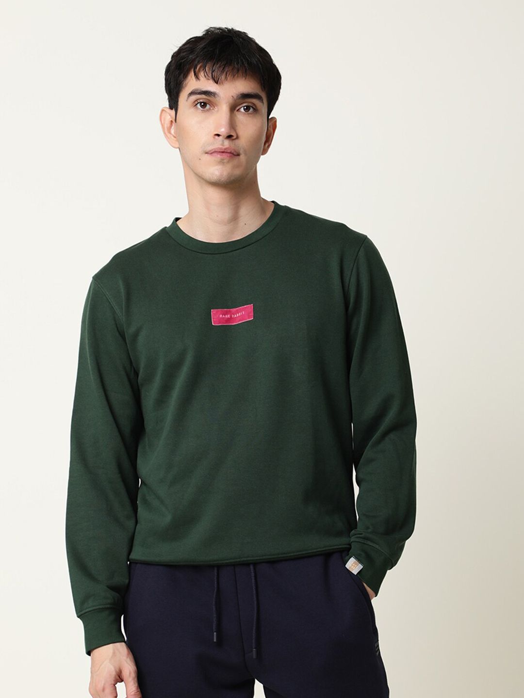 RARE RABBIT Men Velveto Sweatshirt