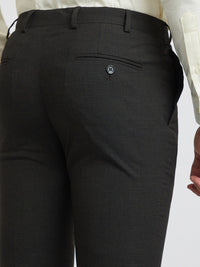 Raymond Men Checked Slim Fit Formal Trousers