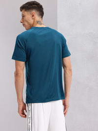 HRX by Hrithik Roshan Brand Logo Print Rapid-Dry Training T-shirt