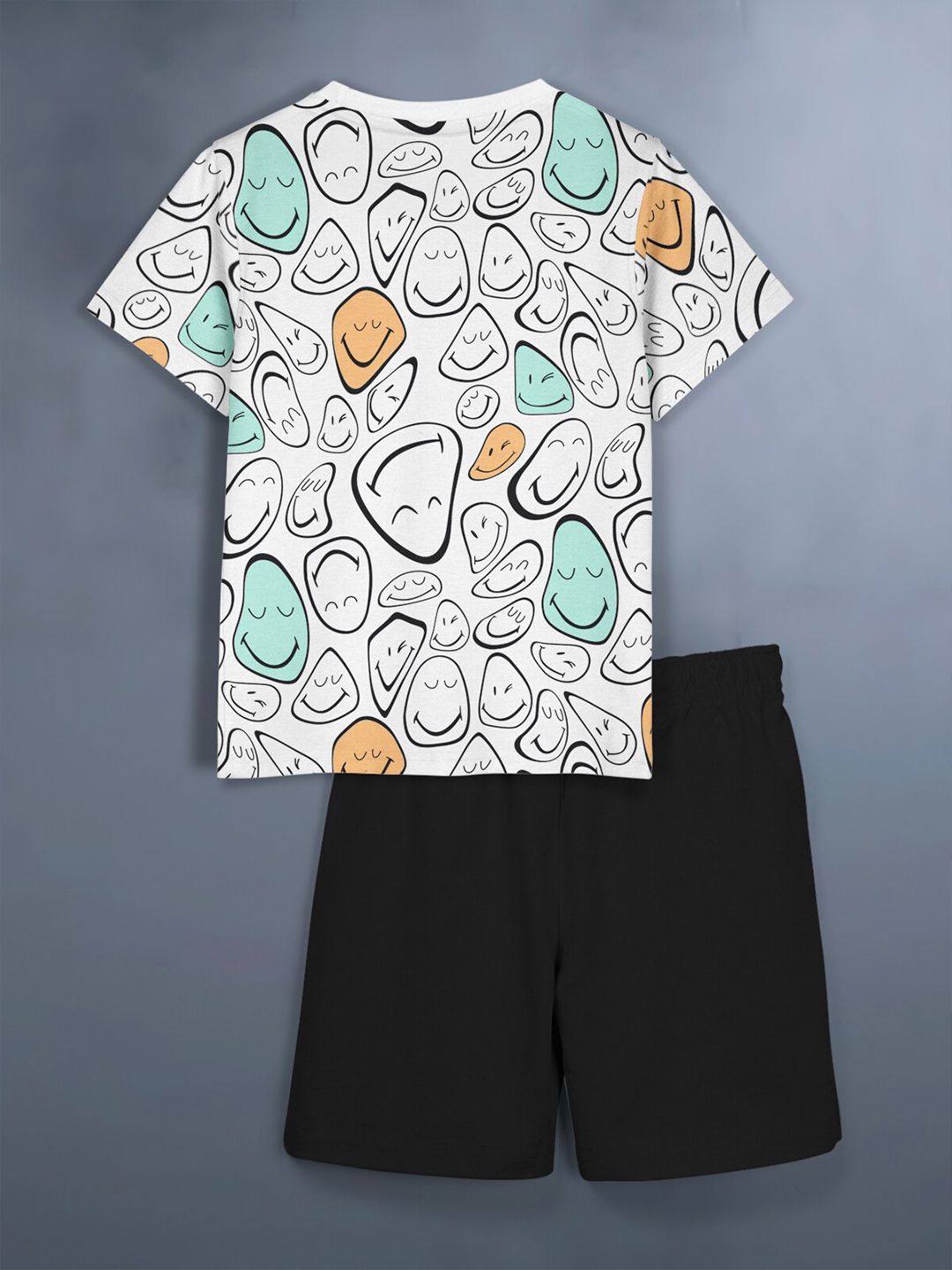 HELLCAT Boys Pack Of 3 Printed T-shirt with Shorts