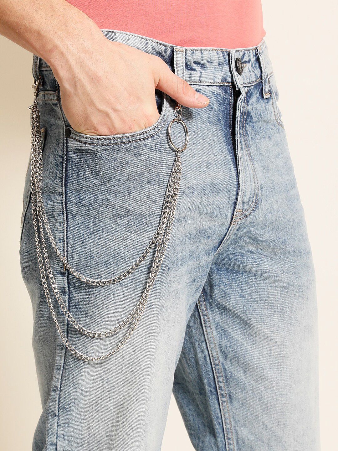 Bene Kleed Men Heavy Faded Relaxed Fit Jeans