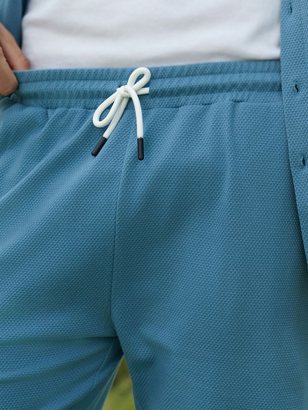 Campus Sutra Polo Collar Shirt & Shorts Co-Ords