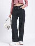 DressBerry Women Rollers Straight Fit Jeans