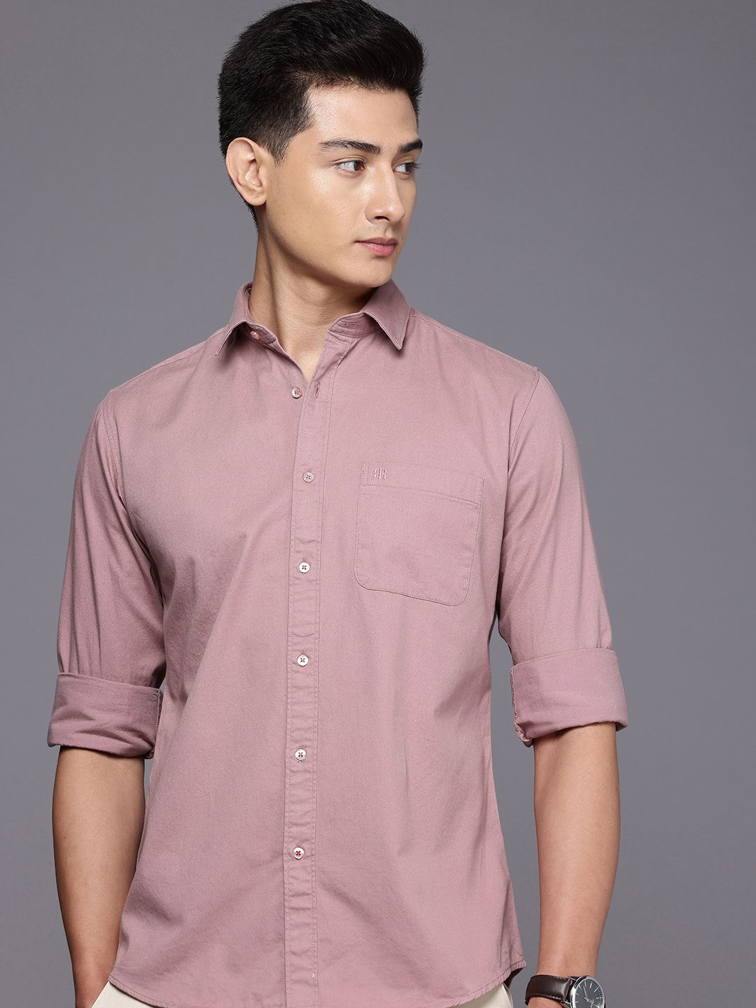 Raymond Pure Cotton Slim Fit Casual Shirt