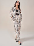 Global Desi Printed Shirt & Inner With Trousers