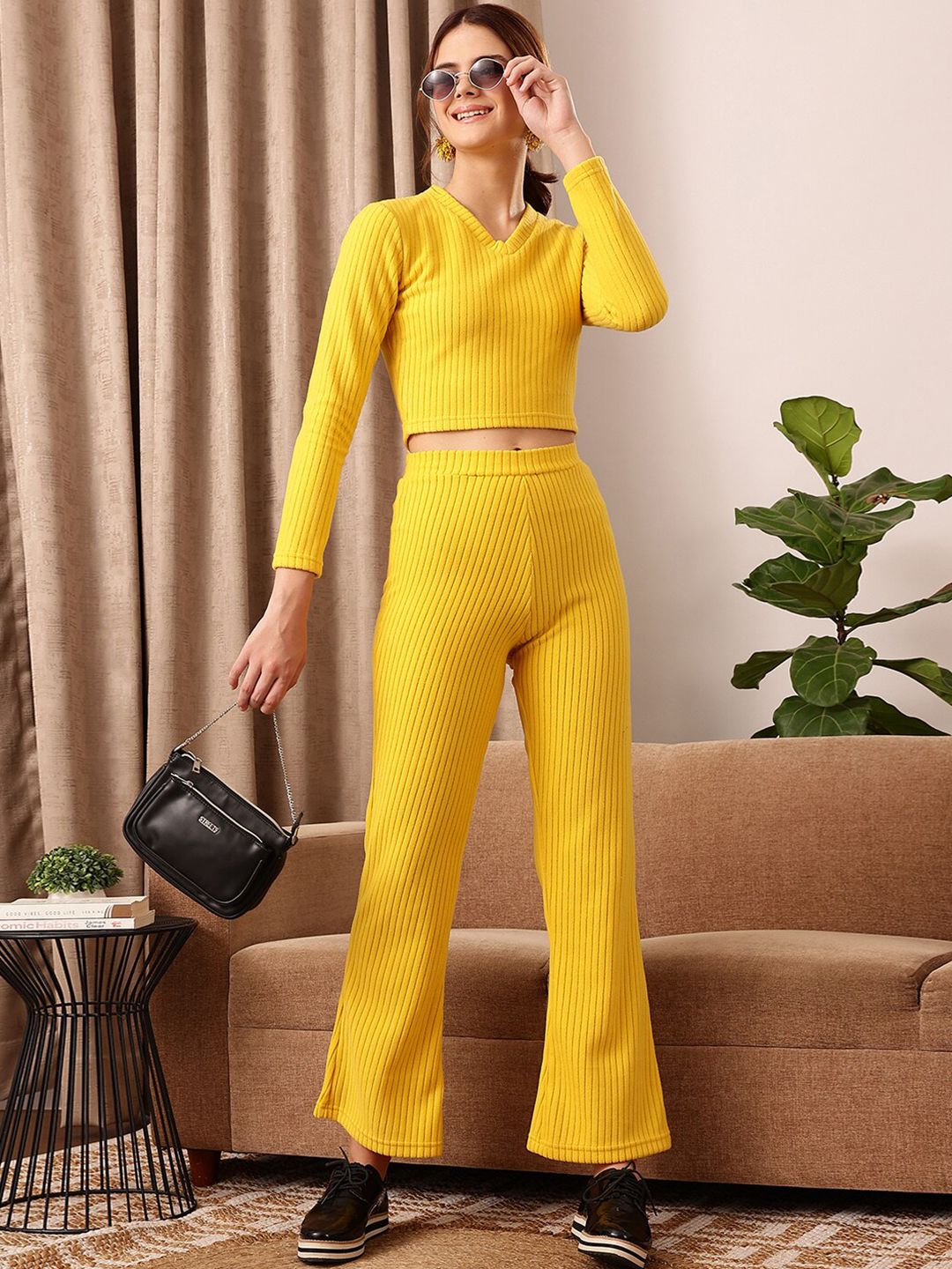 STREET 9 BASICS Women Relaxed Mid-Rise Bootcut Trousers