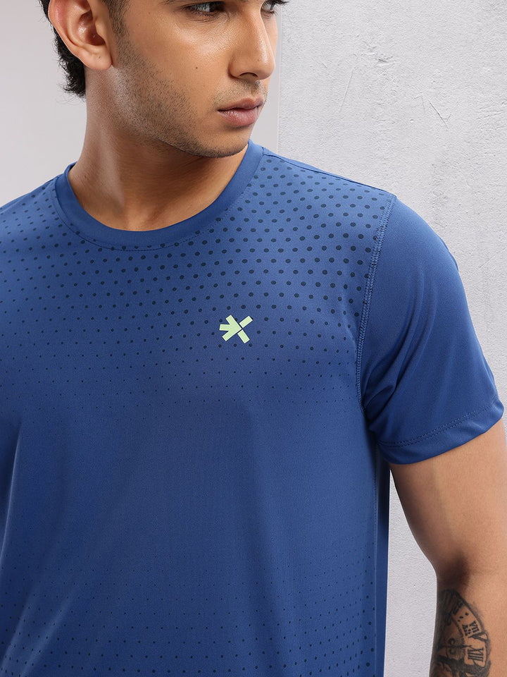 HRX by Hrithik Roshan Men Printed Rapid-Dry Training T-shirt
