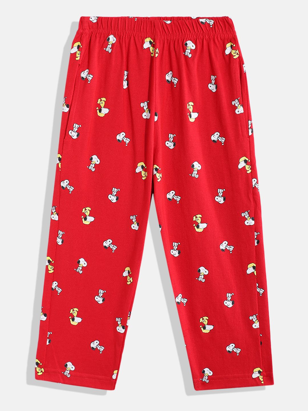 Moms Love Boys Snoopy Printed T-shirt with Trousers