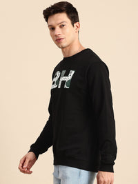 Being Human Printed Pure Cotton Sweatshirt