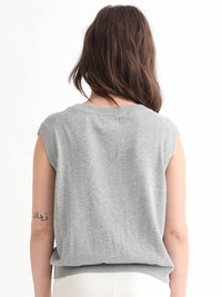 RAREISM Women Grey  Cotton Sweater Vest