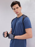 HRX by Hrithik Roshan Men Contrast Panel Rapid-Dry Training T-shirt