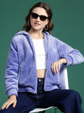 DressBerry Women Faux Fur Woven Jacket
