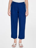 AND Women Straight Fit Mid-Rise Pleated Trousers