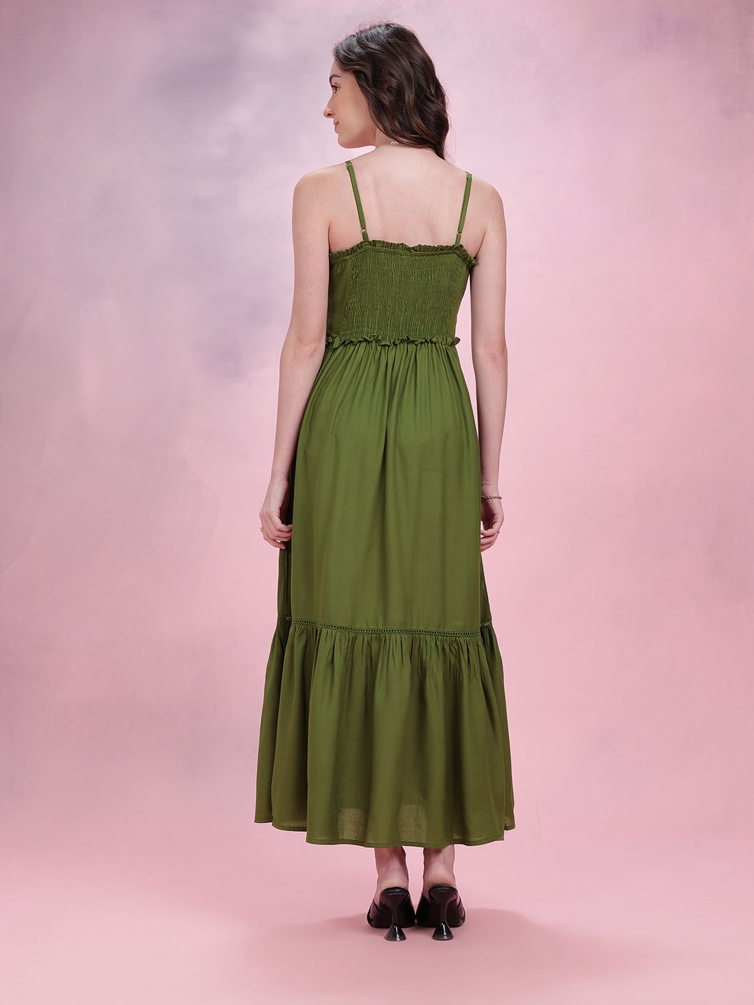 DressBerry Sleeveless Empire Maxi Dress