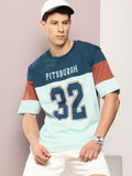 DILLINGER Men Typography Printed Oversized T-shirt