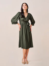 AND Regular Sleeve Midi Dress