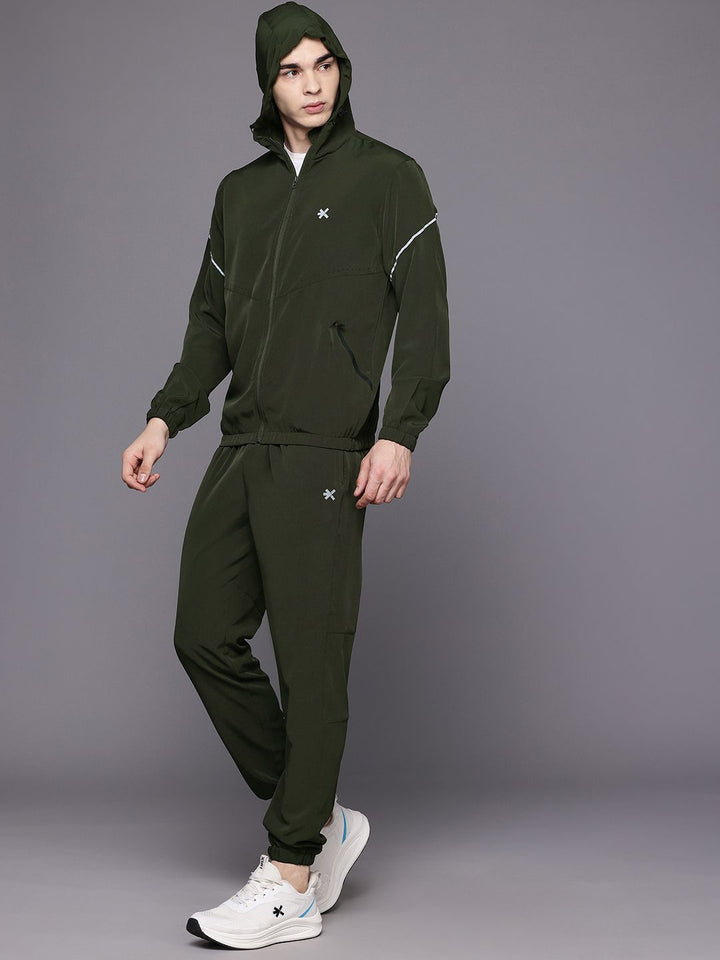 HRX by Hrithik Roshan Hooded Training Track Suit