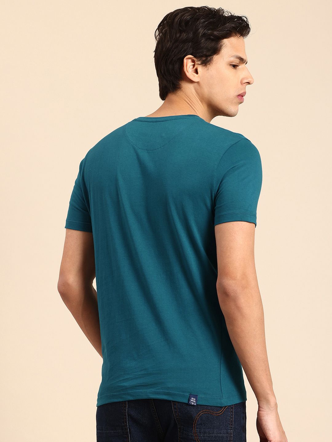 Being Human Abstract Printed Pure Cotton T-shirt