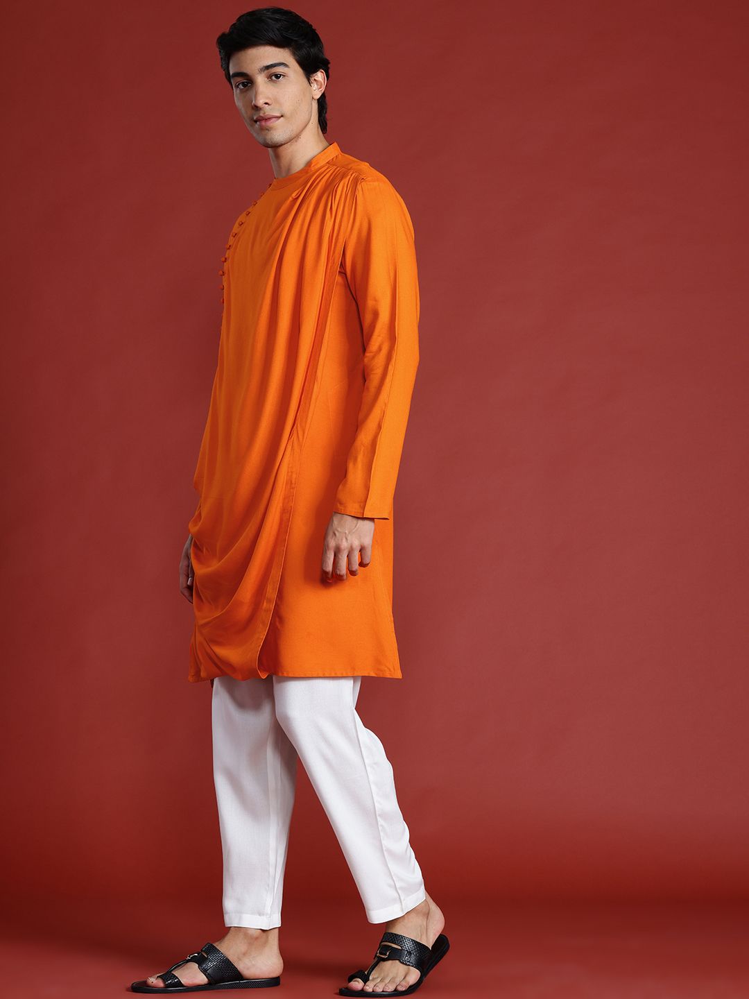 Anouk Gathered Detail Kurta Set