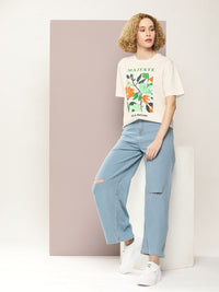 DILLINGER Women Graphic Printed T-shirt