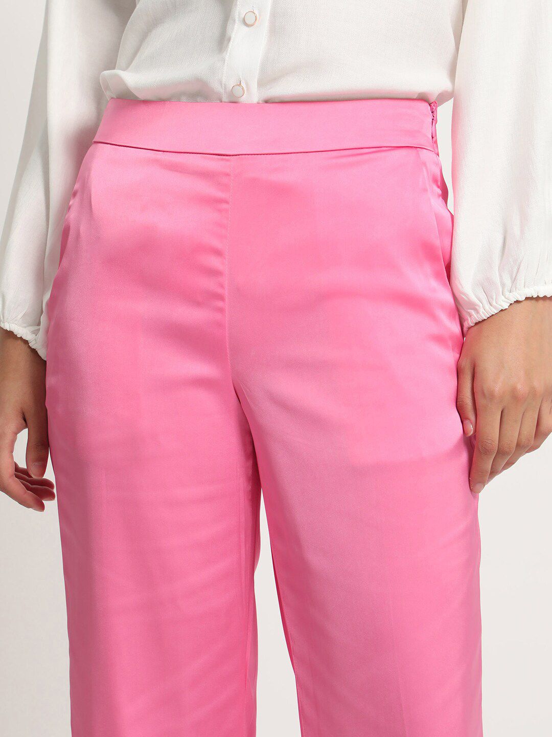 RAREISM Women High-Rise Parallel Trousers