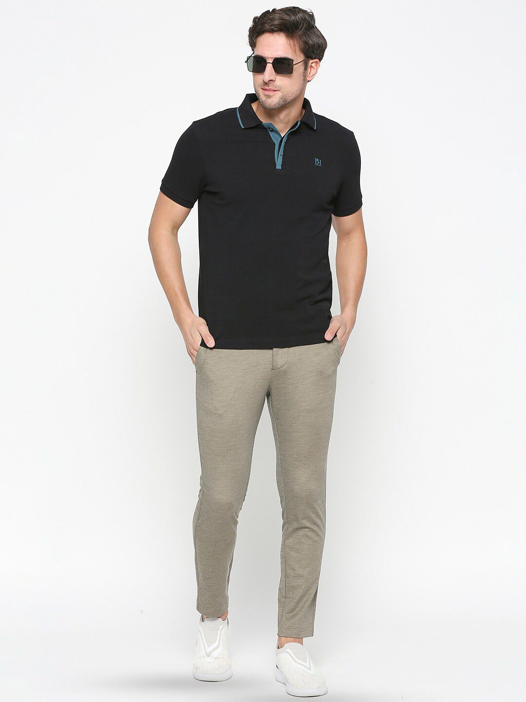 Being Human Polo Collar Regular Fit Cotton Regular T-shirt