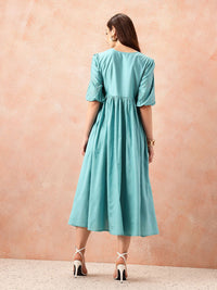 all about you Empire Midi Ethnic Dress