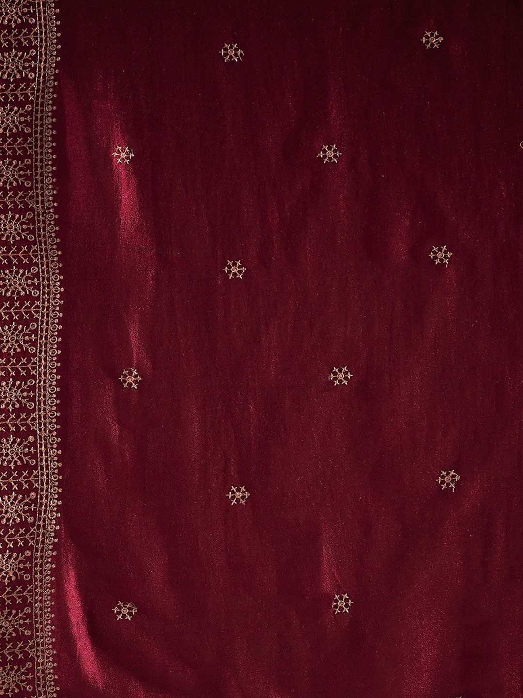 Indo Era Ethnic Motifs Embroidered Thread Work Straight Kurta with Trousers & Dupatta