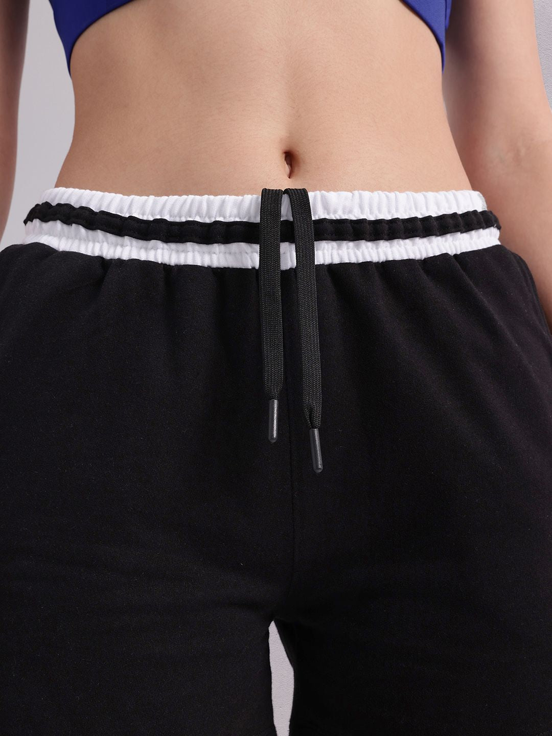 HRX by Hrithik Roshan Women Striped Waist Training Shorts