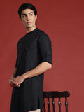 Anouk Asymmetric Roll-Up Sleeves Kurta
