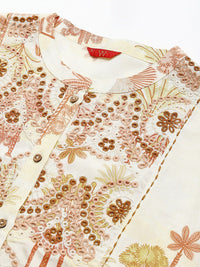 W Floral A-Line Midi Dress