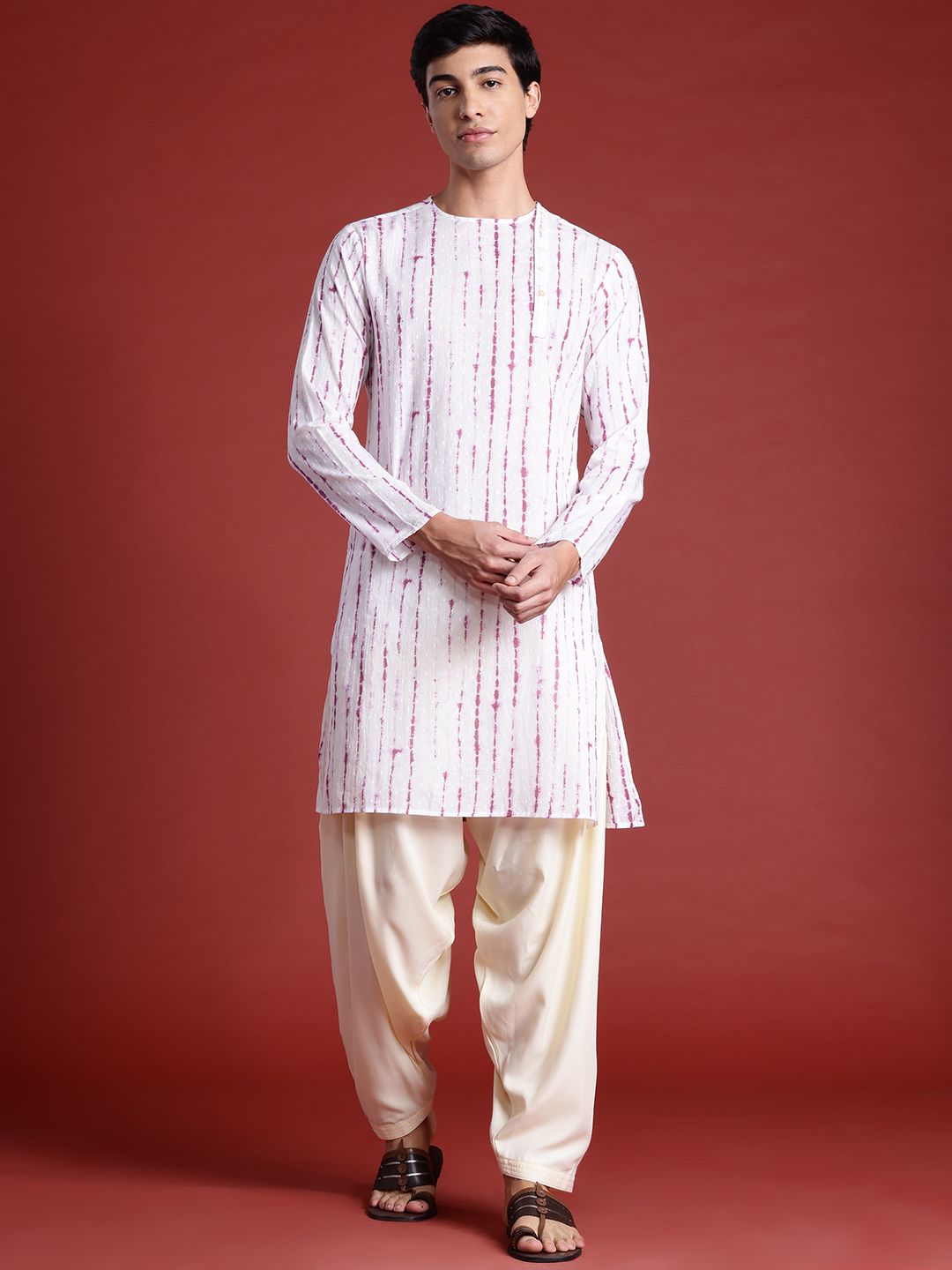 Anouk Tie & Dye Printed Kurta