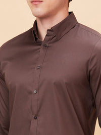 Being Human Button-Down Collar Slim Fit Cotton Casual Shirt