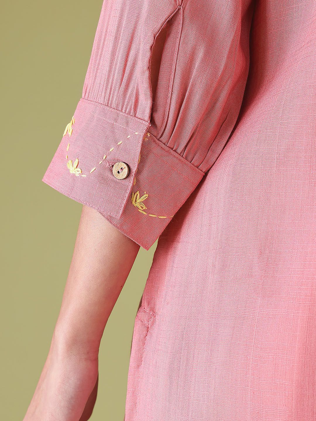 Anouk Women Shirt Collar Kurta