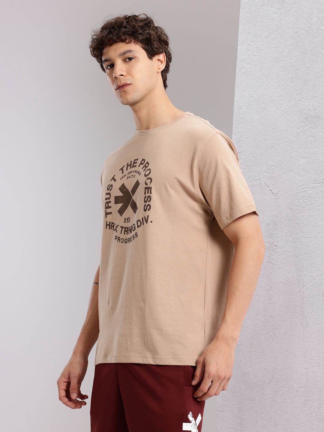 HRX by Hrithik Roshan Men Relaxed Fit Training T-shirt