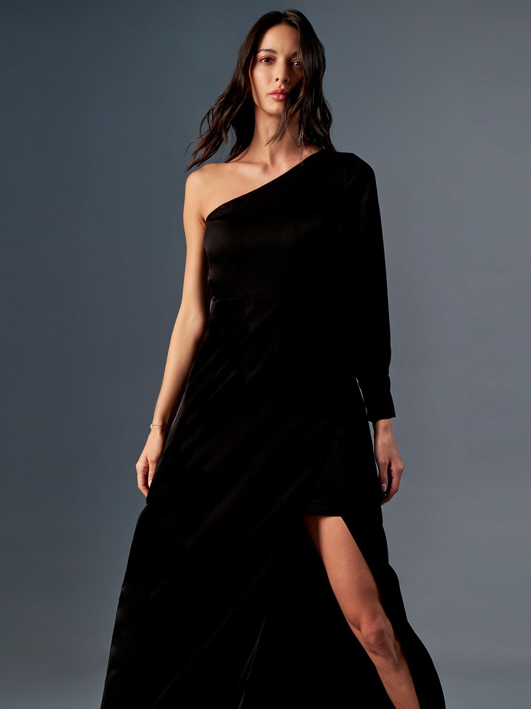 AND Puff Sleeve Maxi Dress
