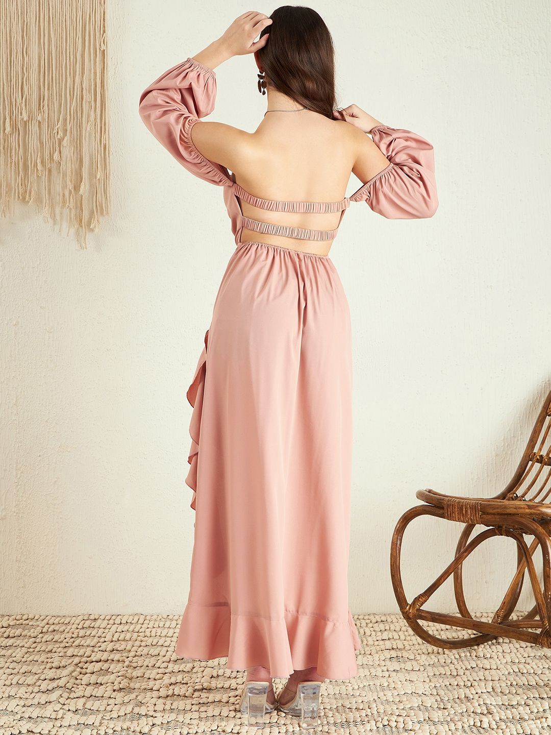 Berrylush Shoulder Straps Maxi Dress