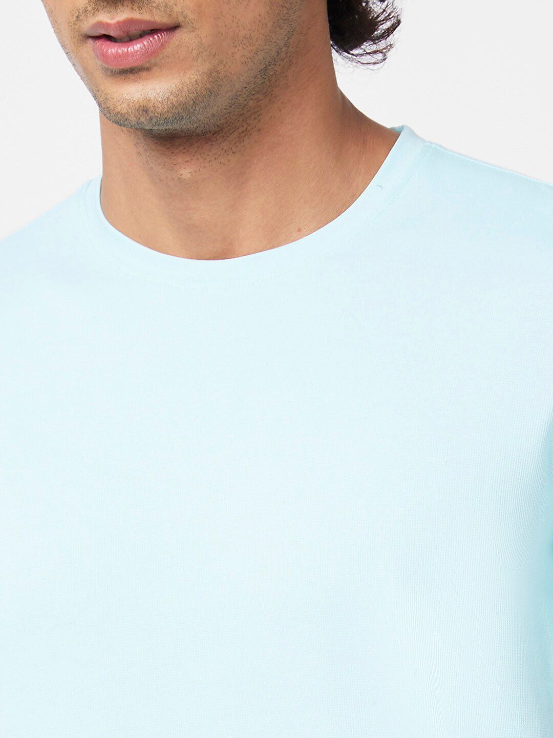 SPYKAR Round Neck Slim Fit Cotton T-shirt