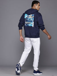 HRX by Hrithik Roshan Back Print Hooded Lifestyle Sweatshirt