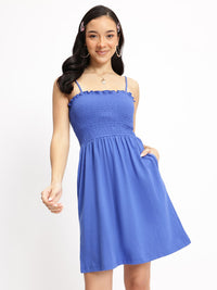 DressBerry Summer Smocked A-Line Dress