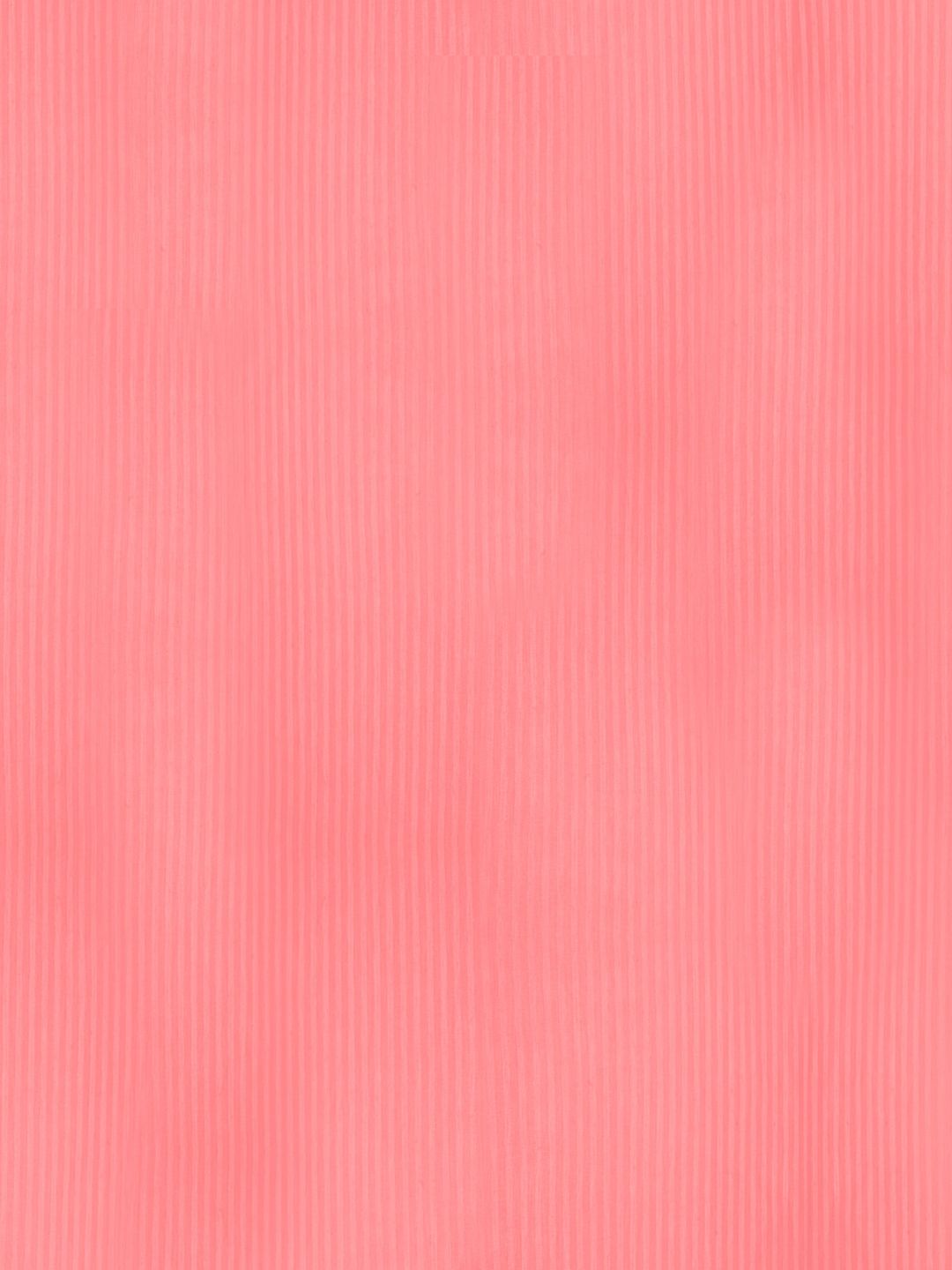 TEAL BY CHUMBAK Rose Gold Striped Satin 210 TC Queen Bedsheet with 2 Pillow Covers